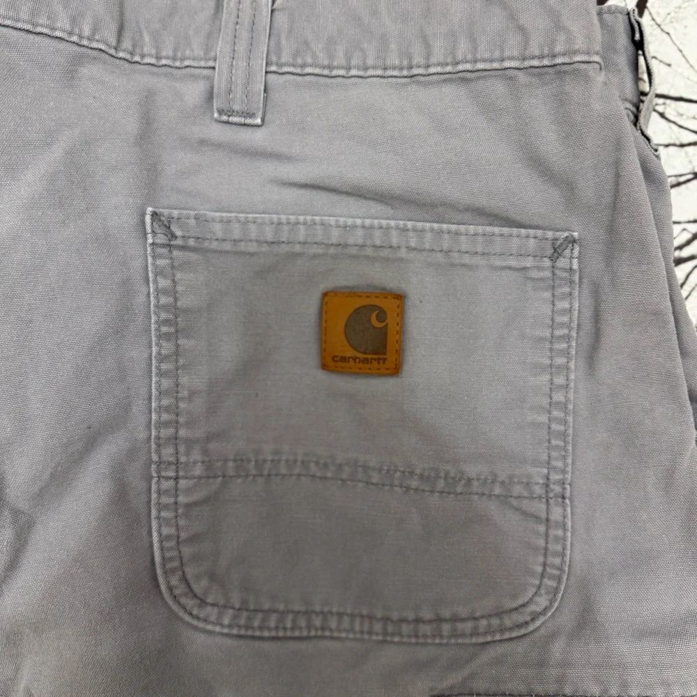 Two Carhartt Men's Khaki Shorts Size 42 Original Fit - Picture 4 of 12